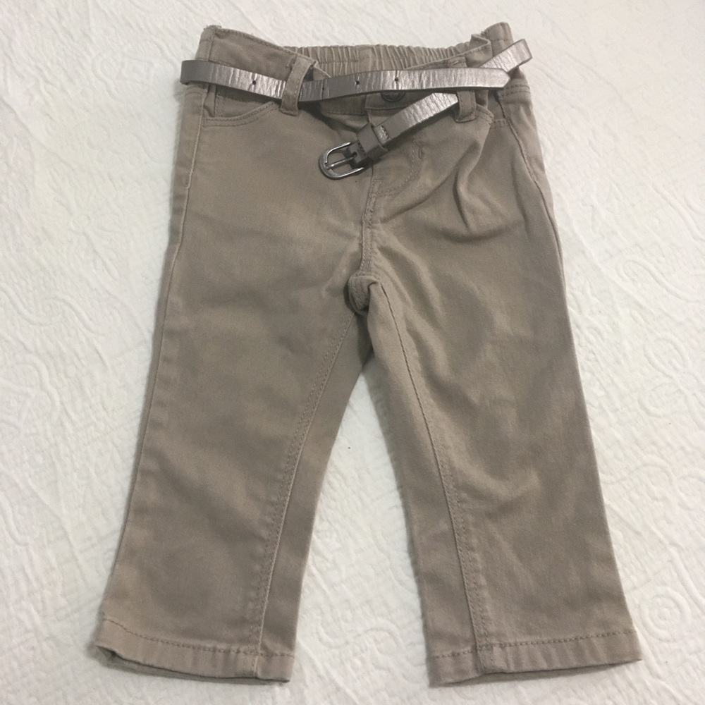 6-9 m (5/$20) Tan Pants w/ Belt by Koala Kids